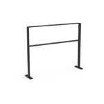 1st 1000×1150/800×60 luxe Nietje middenbuis voetplaat black edition